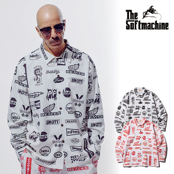 2026 春夏 先行予約 3月〜4月入荷予定 SOFTMACHINE ソフトマシーン MOTOR SHIRTS L/S メンズ シャツ キャンセル不可 atftps Softmachine（ソフトマシーン） 2026 春夏 先行予約 3月〜4月入荷予定