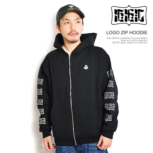 サーフスケートキャンプ パーカー SSC LOGO ZIP HOODIE メンズ ジップ