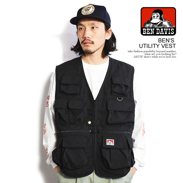 ベンデイビス ベスト BEN DAVIS BEN'S UTILITY VEST メンズ ワーク : t