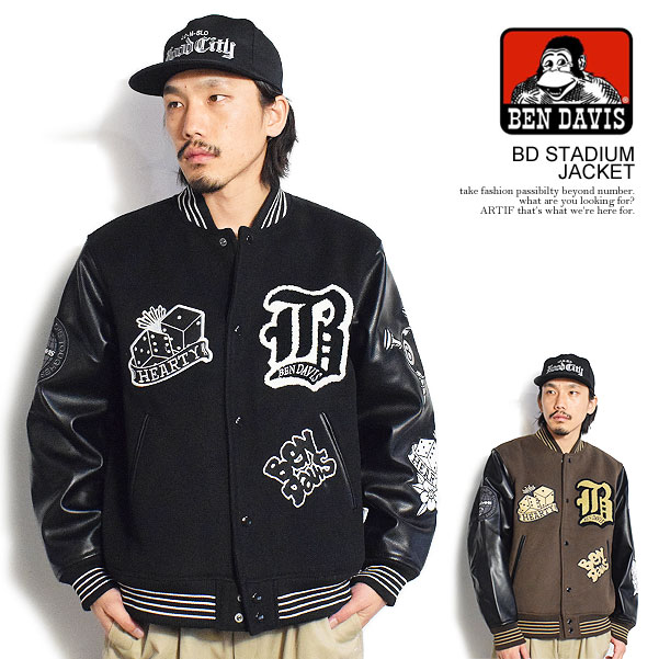 ベンデイビス ジャケット BEN DAVIS BD STADIUM JACKET メンズ 