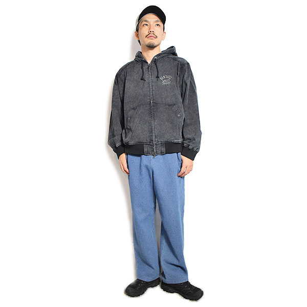 【新品】BEN TAVERNITI　ダメージ加工　メンズ　パーカー　ジャケット BEN DAVIS/WHITE LABEL ベンデイビス パーカー DAVIS BLEACHED TWILL
