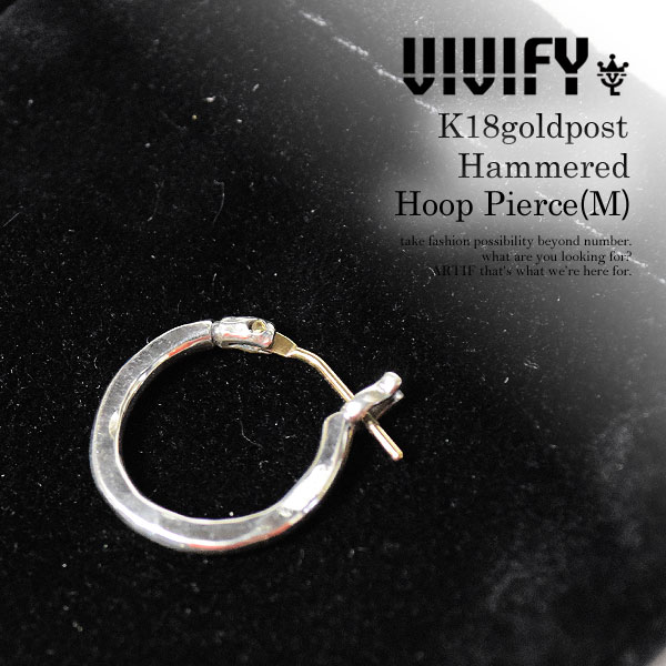 アクセサリー VIVIFY K18goldpost Hoop Pierce(M) vfp-180_1.jpg