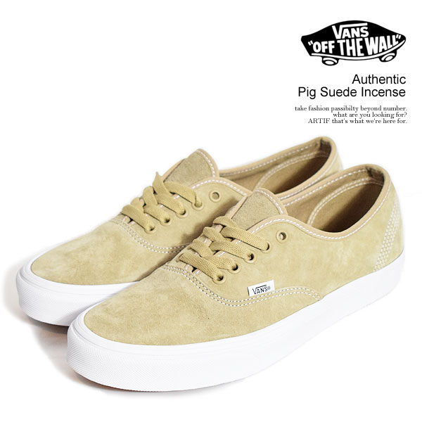 バンズ スニーカー VANS Authentic Pig Suede Incense メンズ ヴァンズ シューズ オーセンティック 送料無料  ストリート : vn000crt4mg : ARTIF - 通販 - Yahoo!ショッピング