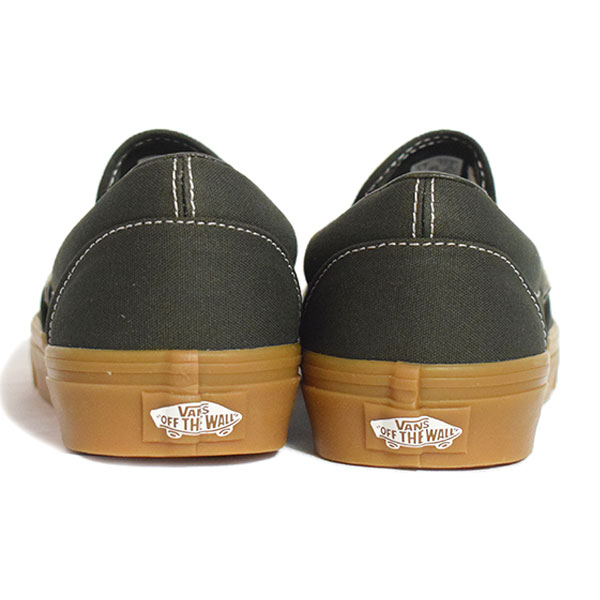 VANS（ヴァンズ） スニーカー VANS Classic Slip-On Gum Obsidian Fern