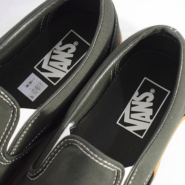 VANS（ヴァンズ） スニーカー VANS Classic Slip-On Gum Obsidian Fern