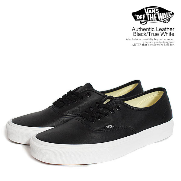 VANS（ヴァンズ） スニーカー VANS Authentic Leather Black/True 