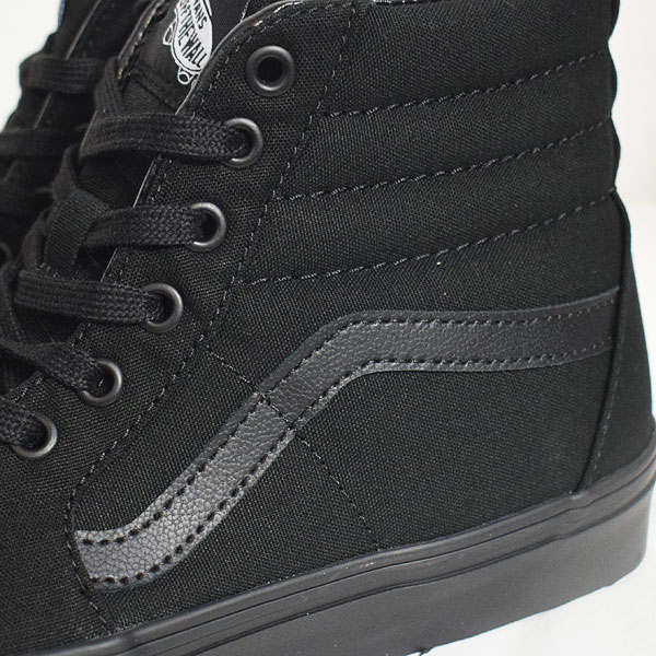 VANS バンズ スニーカー Sk8-Hi Black/Black/Black メンズ