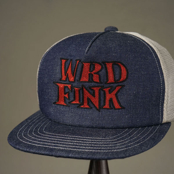 WEIRDO（ウィアード） キャップ WEIRDO WRD FINK - DENIM TRUCKER CAP
