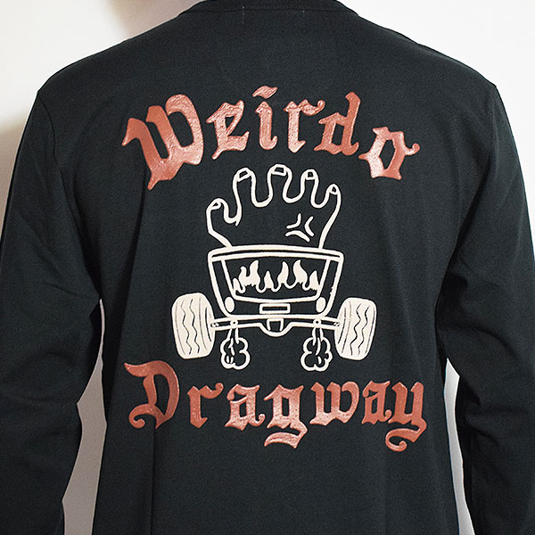 WEIRDO（ウィアード） Tシャツ WEIRDO DRAGWAY - L/S HENRY T-SHIRTS