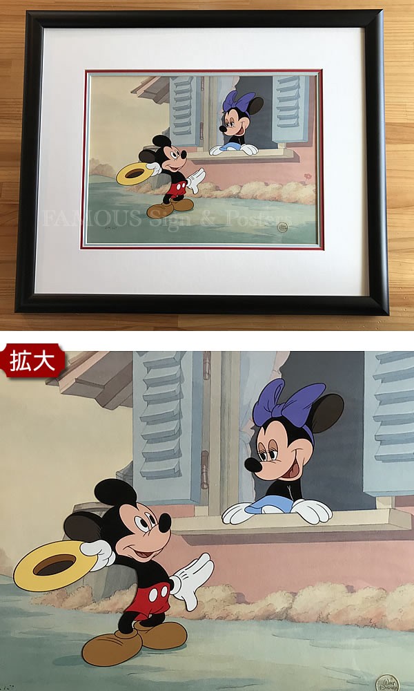 男性に人気！ 未使用品 限定版セル画 ミッキーマウス Mickey Mouse