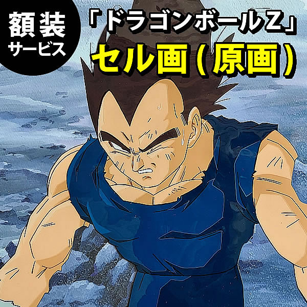 セル画 ドラゴンボールZ グッズ アニメ ベジータ 背景イラスト付き