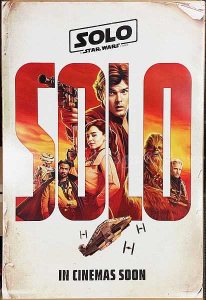 期間限定送料無料 映画ポスター ハンソロ スターウォーズ ストーリー Solo A Star Wars Story グッズ アート インテリア フレームなし キャスト版 Int Adv 両面 安心の定価販売 Atempletonphoto Com