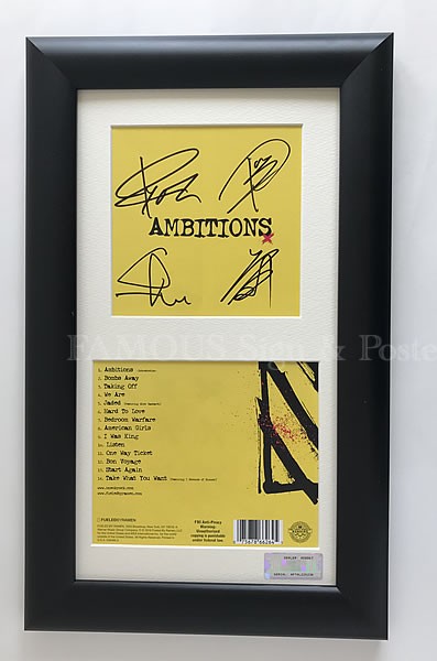直筆サイン入り CDアルバム AMBITIONS /ワンオクロック ONE OK ROCK 