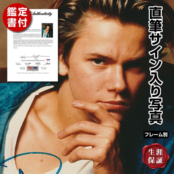 直筆サイン入り写真 愛と呼ばれるもの 等 リヴァーフェニックス リバーフェニックス river phoenix /映画 画像 オートグラフ 約