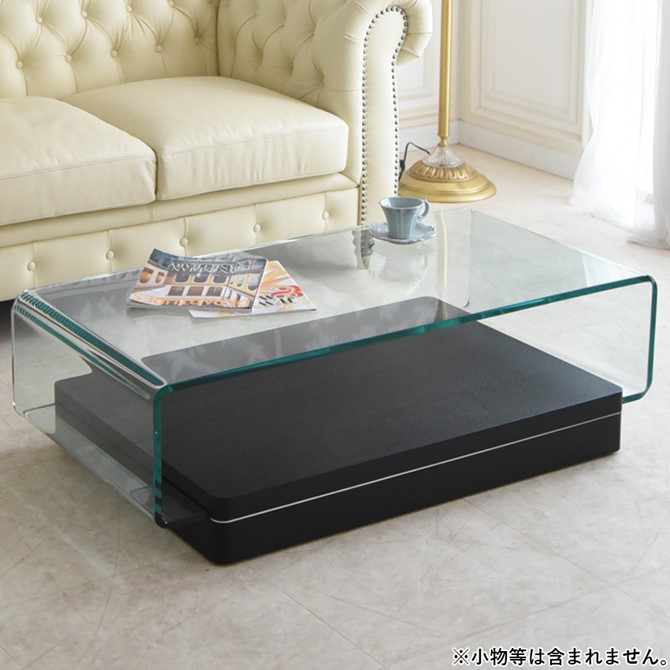 ヨーロピアン調ガラステーブル