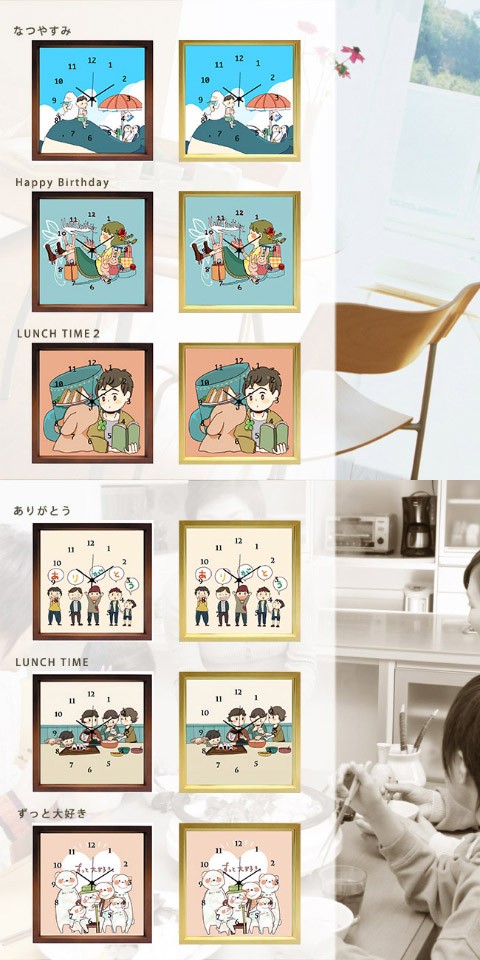 時計 壁掛け 掛け時計 本を読む おしゃれ かわいい 絵 イラスト リビング 玄関 に飾る 誕生日 プレゼント 母の日 Kuko 03b Art Lab Yahoo 店 通販 Yahoo ショッピング