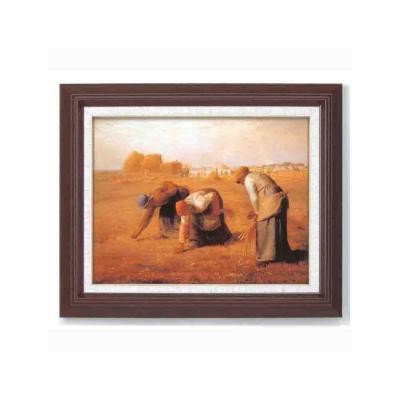 ミレー　落穂拾い　おちぼひろい　絵画　絵　水晶絵　アート　額絵　名画　額縁　壁掛 ミレー 落穂拾い おちぼひろい 絵画 絵 水晶絵 アート 額絵 名画