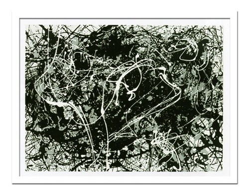 絵画 インテリア アート Jackson Pollock Number 33 ポロック 北欧 額
