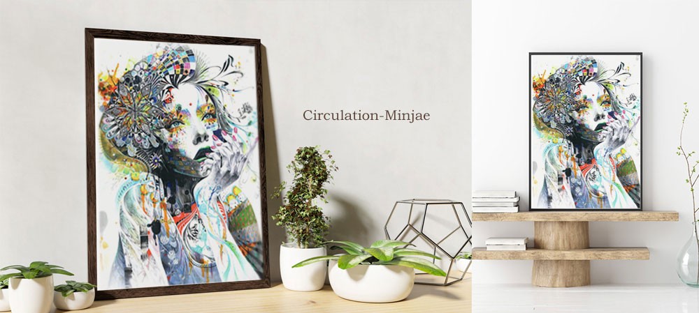 MINJAE ポスター CIRCULATION アートポスター おしゃれ インテリア A2