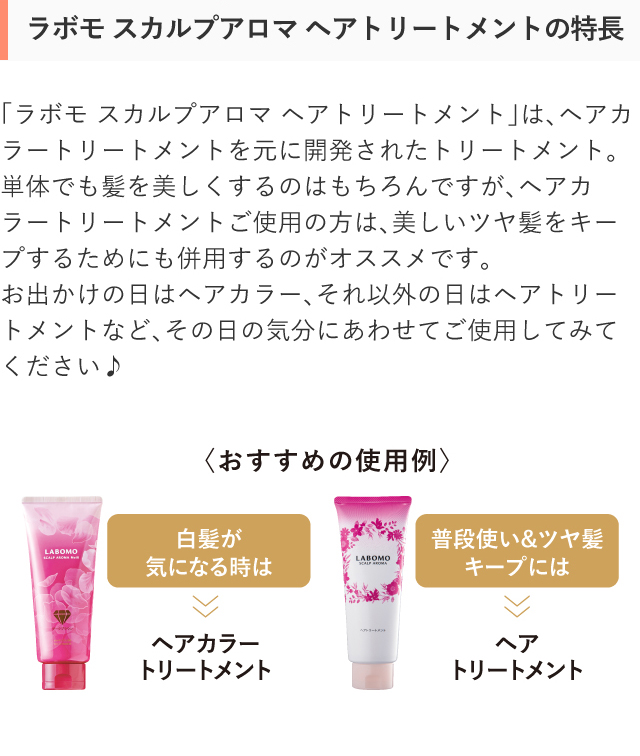 最新版LABOMOアートネイチャースカルプアロマヘアカラートリートメントエアリ 白髪染めトリートメント】ラボモ スカルプアロマ ヘアカラー
