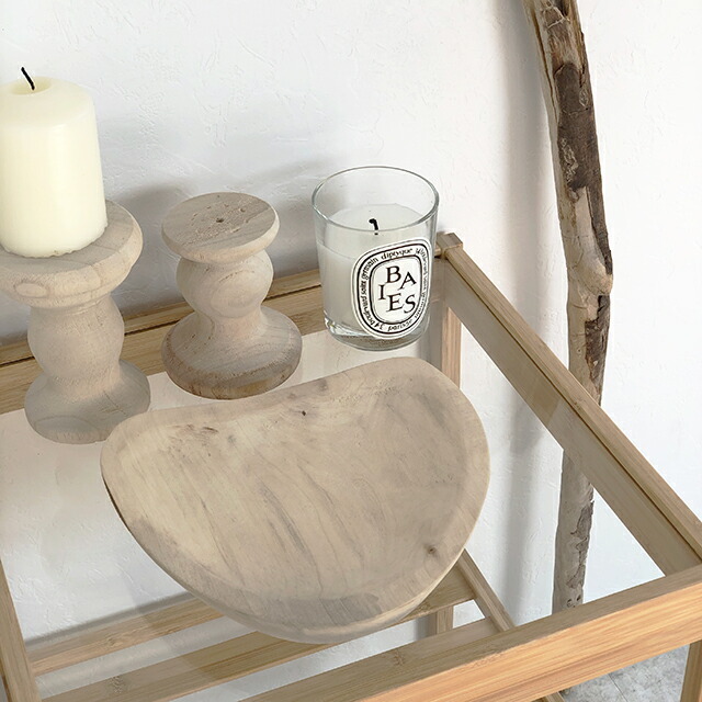 rustic pot largeウッド フラワーベース ドライ専用 花瓶 [ART