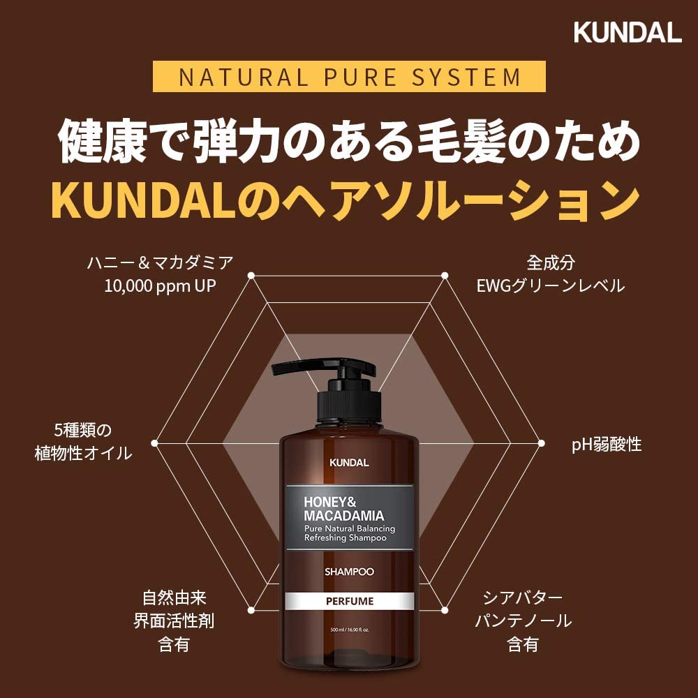 KUNDAL クンダル ハニー＆マカダミア シャンプー＆トリートメント