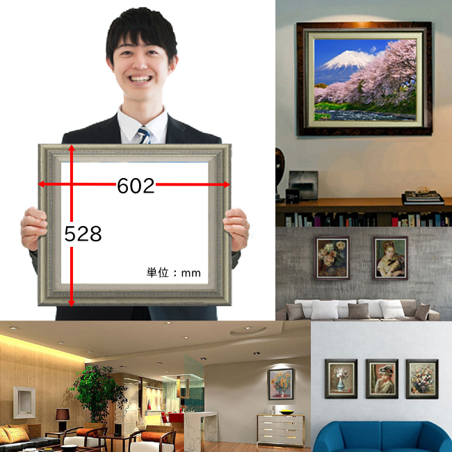 油絵 直筆仕上げ】クロード・モネ かささぎ F8 【額入り】 絵画 販売 8