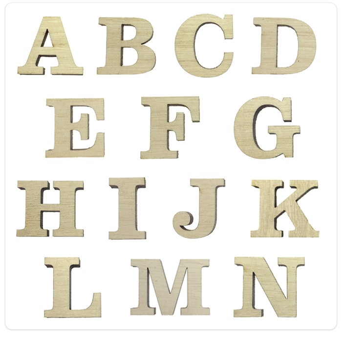 【５cm】アルファベット 大文字（Ａ〜Ｎ）