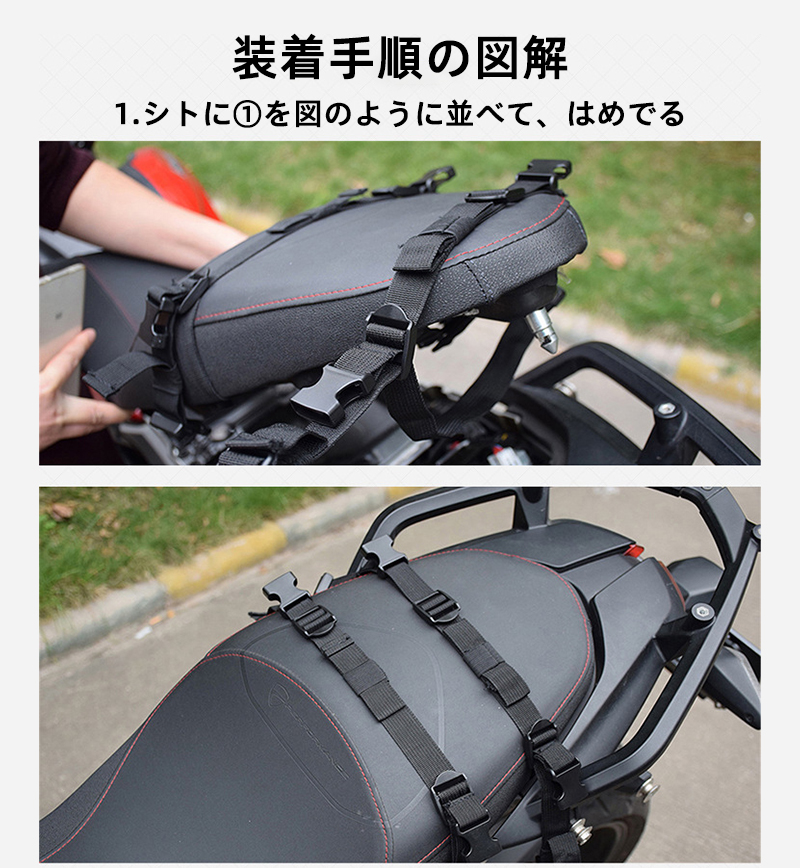 バイク サイドバッグ バイクバッグ バイク用品 汎用品 防水 スクーター 