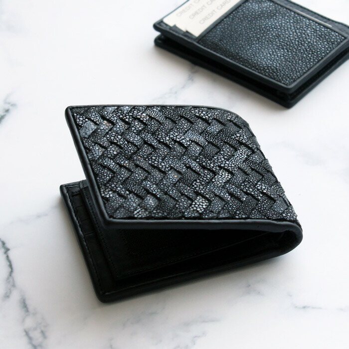 新品　未使用　FIND　スティングレイ　レザー　二つ折り　財布　札入れ mudmonkey_l-half-stpb