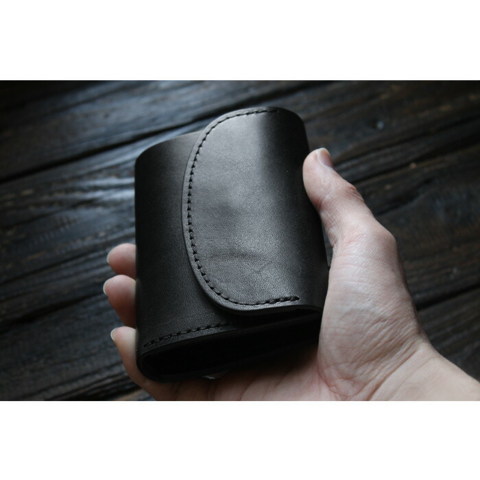 栃木レザー/三つ折り/折りたたみ/ミニ/コンパクト