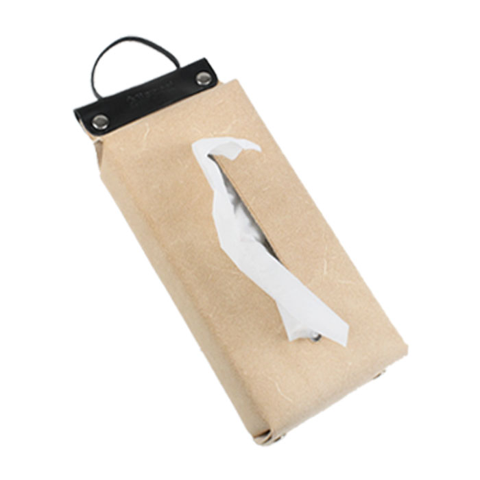 本革 ティッシュケース ティッシュカバー 吊り下げ BeProof アウトドア