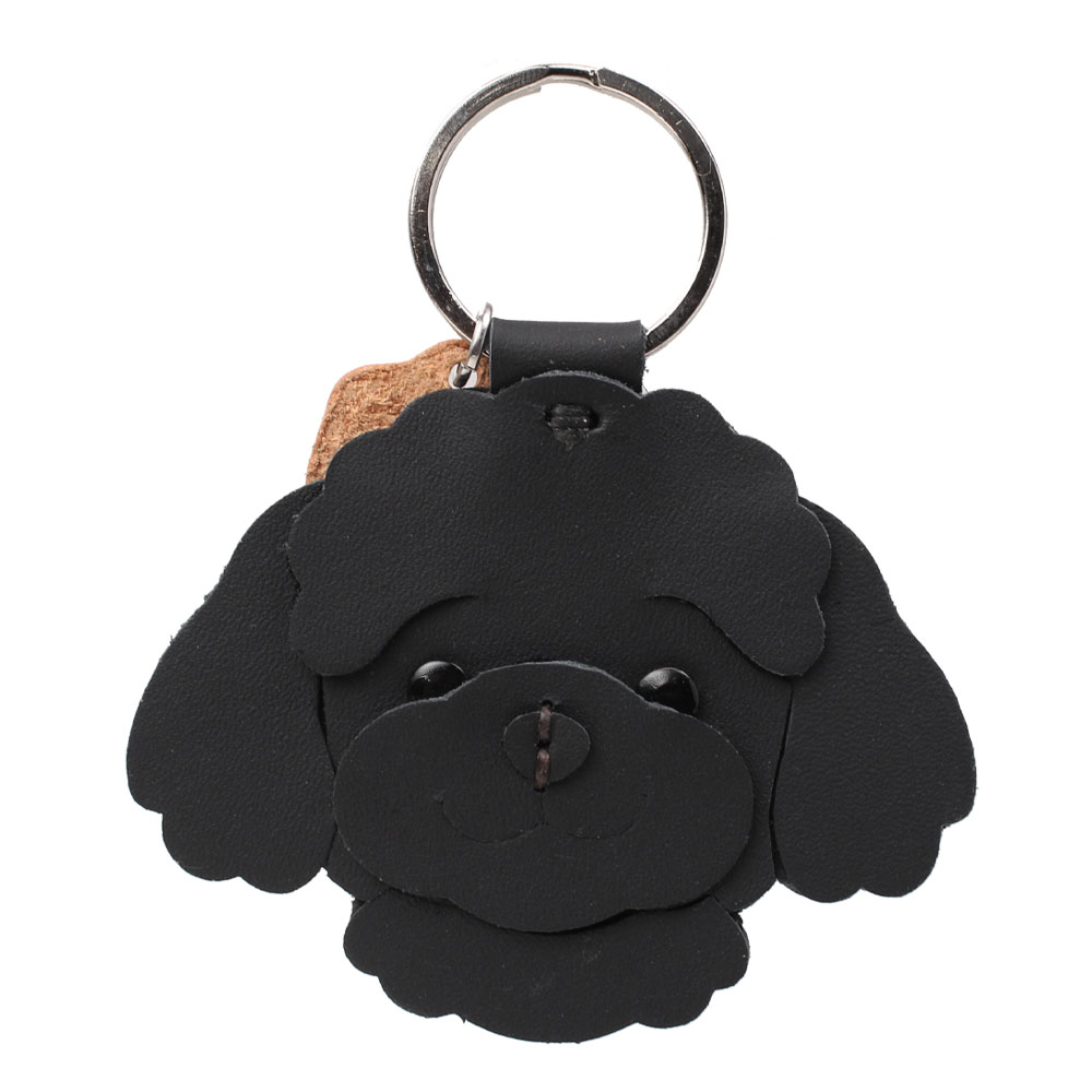 本革 犬 キーホルダー キーチャーム 革 牛革 レザー 柴犬 イヌ トイ