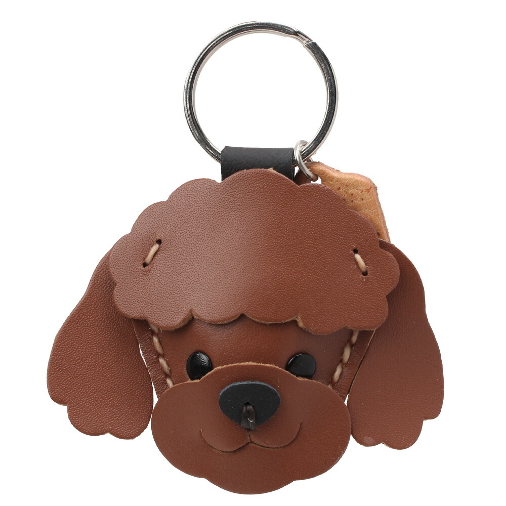 本革 犬 キーホルダー キーチャーム 革 牛革 レザー 柴犬 イヌ トイ