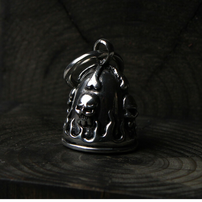 ガーディアンベル スカル ドクロ 髑髏 骸骨 お守り 御守り 魔除け 幸運