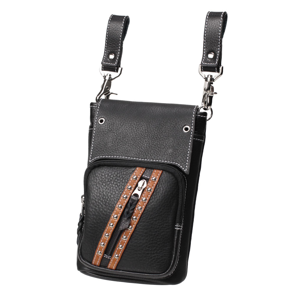 本革 ベルトポーチ ウエストバッグ ウエストポーチ ヒップポーチ