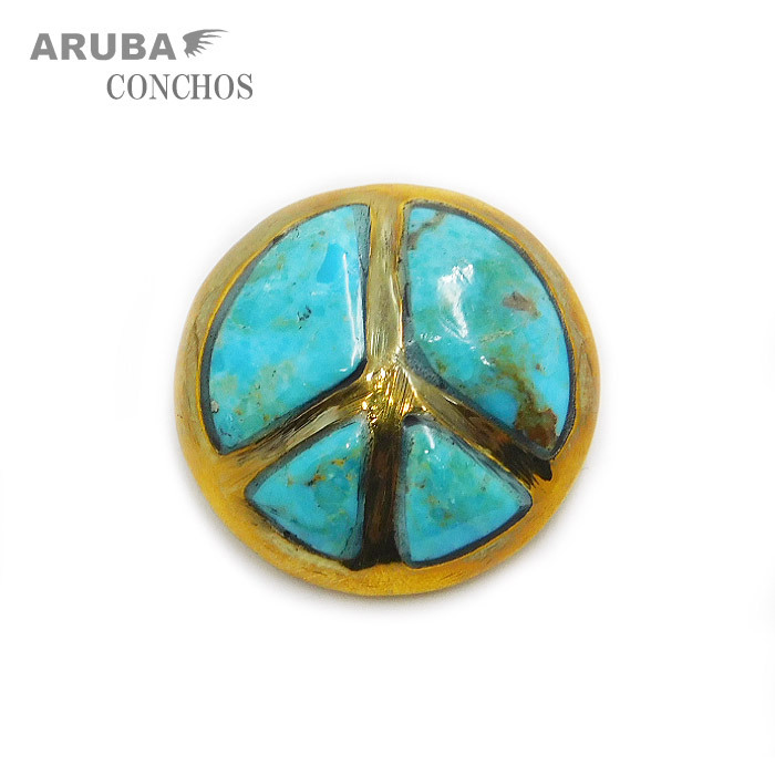 ターコイズコンチョ,aruba,アルバ