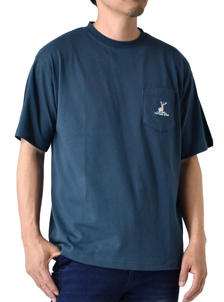 CAPTAIN STAG（キャプテンスタッグ） Tシャツ メンズ 半袖 胸ポケット