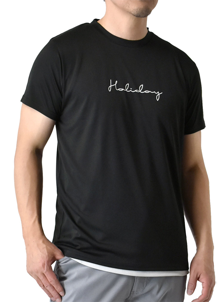 Tシャツ メンズ 感動ドライ 吸汗速乾 接触冷感 Uvカット Upf50 半袖 プリント Tシャツ メンズ 感動ドライ 吸汗速乾 接触冷感 Uvカット Upf50 半袖 プリント