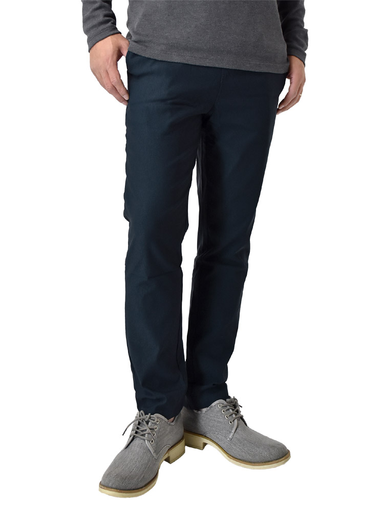 【本物保証】 ARUGE 裏起毛 伸縮ストレッチ チノパンツ メンズ 前閉じ スマホ 作業服