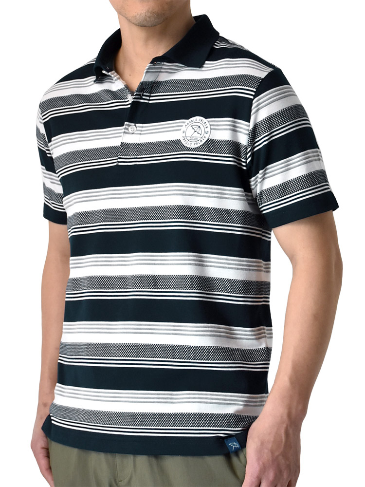 アーノルドパーマー ARNOLD PRLMER ポロシャツ メンズ ゴルフ ボーダー セール