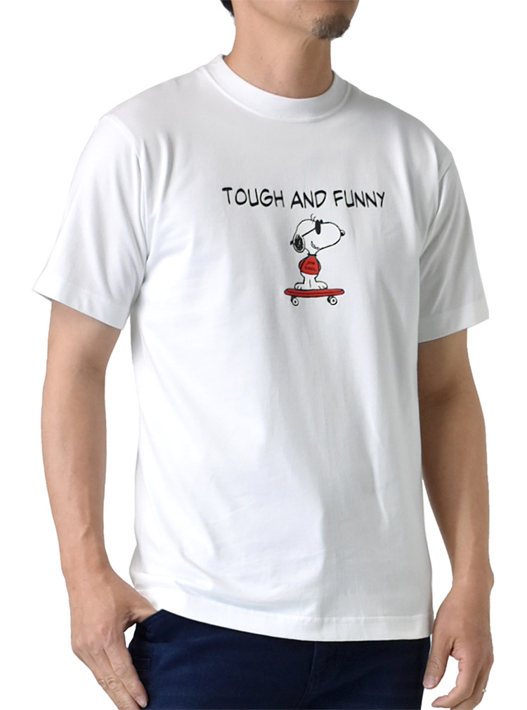 ヘインズ スヌーピー Tシャツ ビーフィー Hanes BEEFY-T ピーナッツ PEANUT メンズ レディース 半袖 プリント 厚手 コットン 綿100% キャラクター セール 爆買 | BEEFY-T | 02
