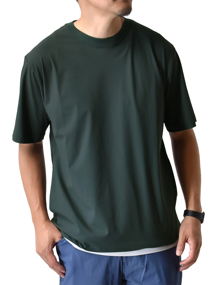 強冷感 Tシャツ 半袖Tシャツ メンズ 接触冷感 ストレッチ ドライ 吸水速乾 サラサラ セール