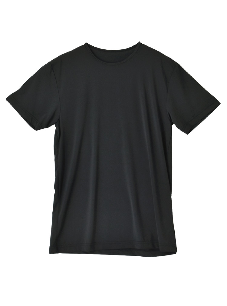 -4.5℃ 接触冷感 Tシャツ 下着 インナー ストレッチ 紫外線対策 UVカット率90％以上 ストレッチ ドライ セール | ARUGE | 01