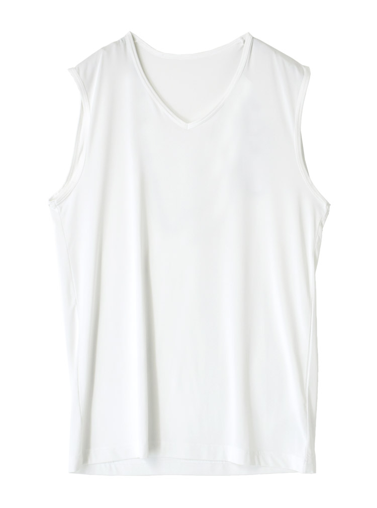 -4.5℃ 接触冷感 Tシャツ 下着 インナー ストレッチ 紫外線対策 UVカット率90％以上 ストレッチ ドライ セール | ARUGE | 06
