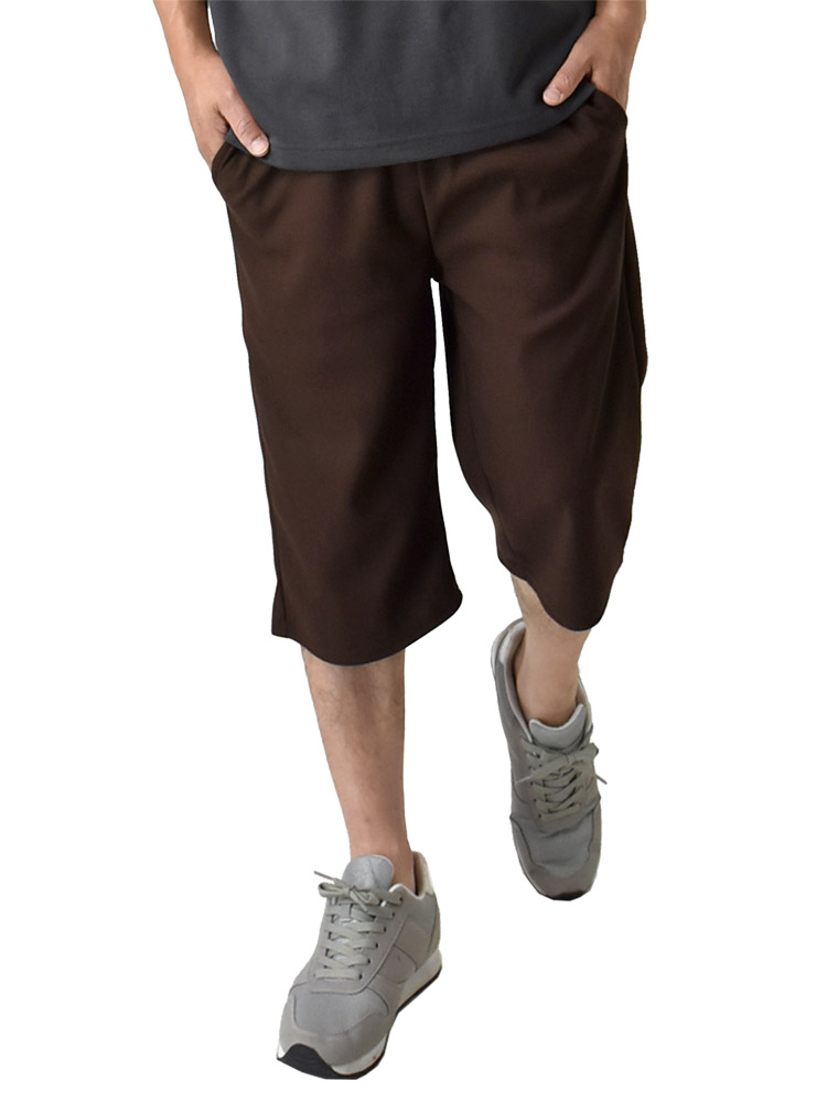 最終　【完売・貴重】argue ハーフパンツ　黒 ARUGE（アルージェ） ハーフパンツ メンズ ショートパンツ ストレッチ