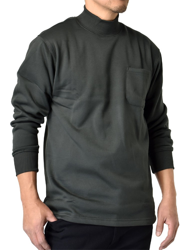 トレーナー メンズ スウェット モックネック 裏起毛 フリース 暖 防寒 セール mens 爆買 | ARUGE | 05