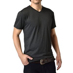 Tシャツ メンズ Vネック クルーネック カチオンドライ 吸汗速乾 接触冷感 UVカット UPF50...