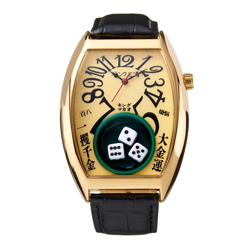 フランク三浦 マカオ Gamble Watch ダイス サイコロ 腕時計 フランク三浦 アウトレット キング マカオ 12号機 Gamble Watch メンズ