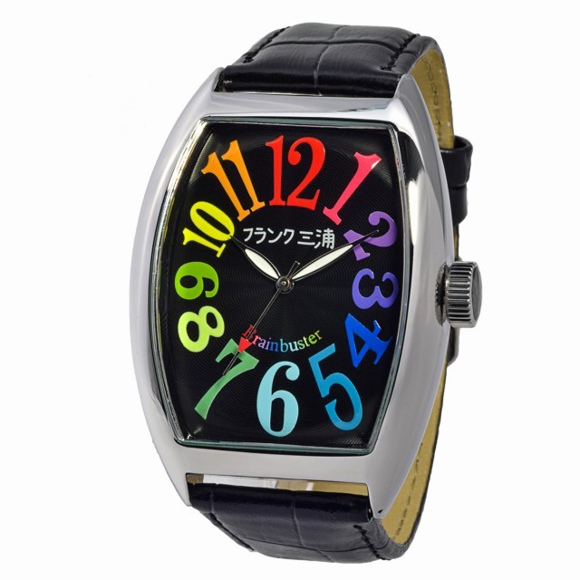 フランク三浦 時計 メンズ 六号機 高級 ブランド 腕時計 プレゼント シンプル レザー 大型｜aruim｜04